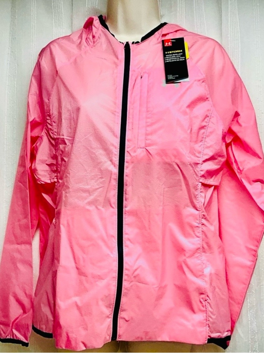 Under Armour Pink Hooded Ski Shell Jacket